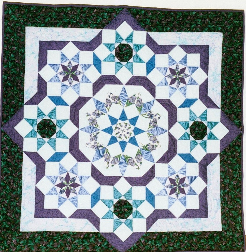 intricate delicate quilt